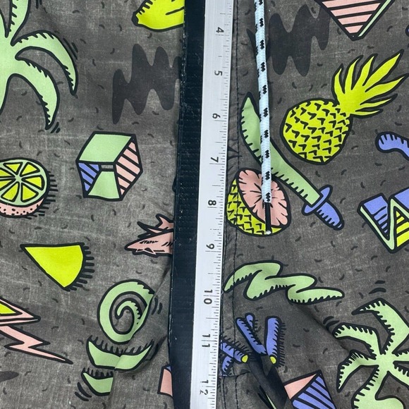 Maui And Sons Mens M Swim Trunks Multicolor Elastic Waist W Drawstring Pockets - Picture 5 of 13